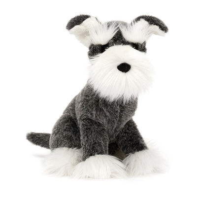 Jellycat Lawrence Schnauzer Dog 24cm front view