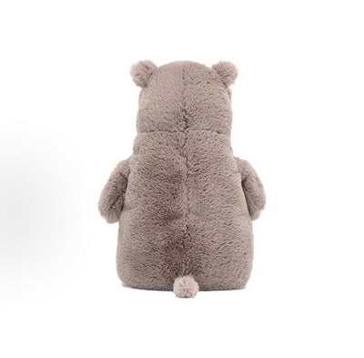 Jellycat Myrtle Hippopotamus soft toy, back view