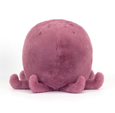 Jellycat Ondre Octopus 20cm aubergine soft toy back view