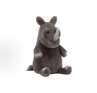 Jellycat Roderick Rhinoceros soft toy, front view