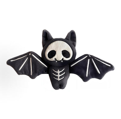 Jellycat Skelebat Jim 16cm front view with wings spread