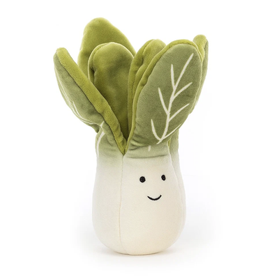 Jellycat Vivacious Vegetable Bok Choy 17cm front view